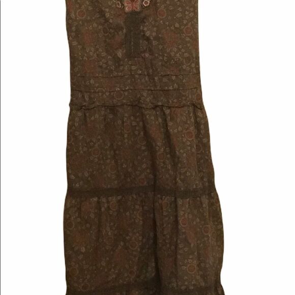 Faded Glory Girls Dress XL 14/16 Green - Picture 7 of 8